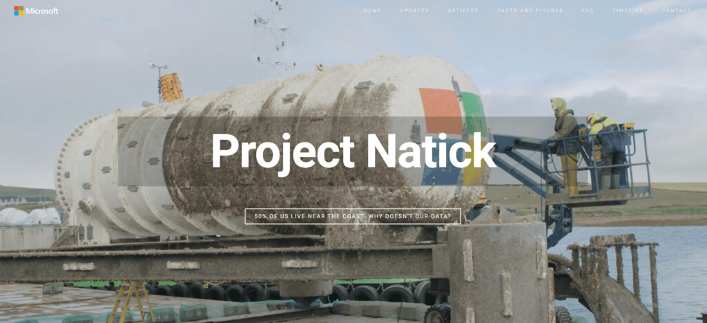 マイクロソフトの10年後の株価を考える|Project Natick:海中データセンター開発